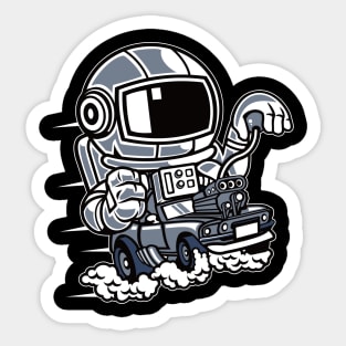 Space Racer Sticker